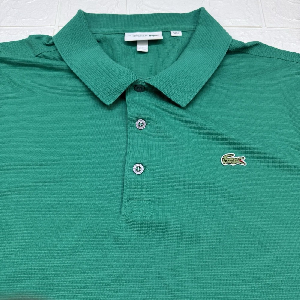 Lacoste Men's Polo Shirt 3XL Green Short Sleeve